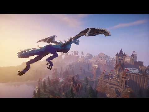 How to Build a Dragon in Minecraft | Simple! No commands! Building Tutorial!