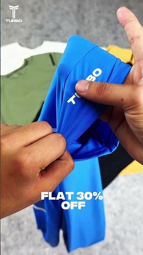 Dri-FIT Training Tee with Striped Shoulders