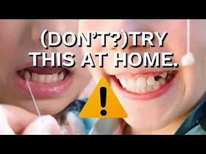 is it safe to pull out the tooth at home?