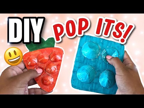 DIY POP ITS - super easy FIDGETS!
