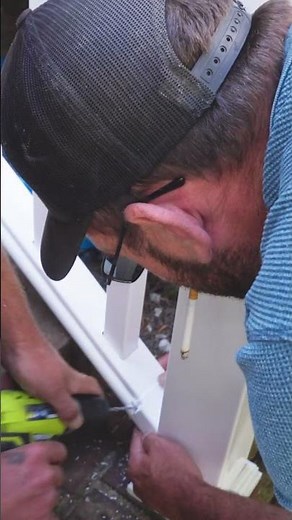 Vinyl Deck Railings Install