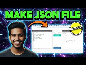 How to Make a JSON File | Step-by-Step Beginner Tutorial