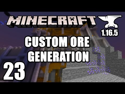 GENERATE your CUSTOM ORE in the World in Minecraft 1.16.5 | Forge 1.16.5 Modding #23