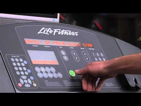 Life Fitness Treadmill Tutorial