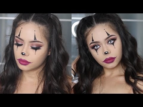 Easy Clown Halloween Makeup Tutorial