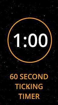 60 Second Ticking Count Down Timer