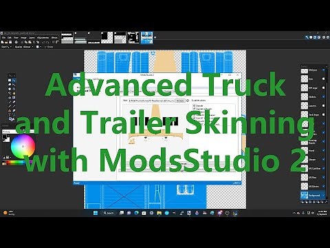 ATS Advanced Skinning Tutorial, Trucks and Trailers in Mods Studio 2