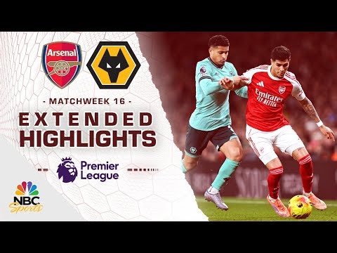 Arsenal v. Wolves | PREMIER LEAGUE HIGHLIGHTS | 12/13/2025 | NBC Sports