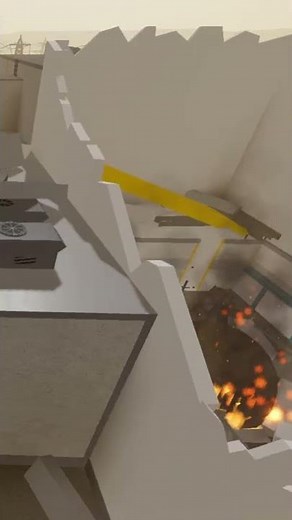 Roblox Broken Hill Nuclear Power Station Explosion (3 Different Perspectives) #Shorts