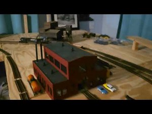 ho scale layout, around the room.