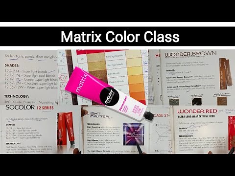 Matrix Hair Color Class ||Full Explained Knowledge|| By Salonfact