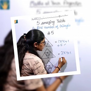 Learn 05 amazing tricks to count number of triangles in a figure in just 03 minutes! #mathsatyourfingertips #math #maths #mathtricks #mathskills #mathematics #mathstutor #mathsisfun #mathsteacher #mathstricks | Maths at Your Fingertips