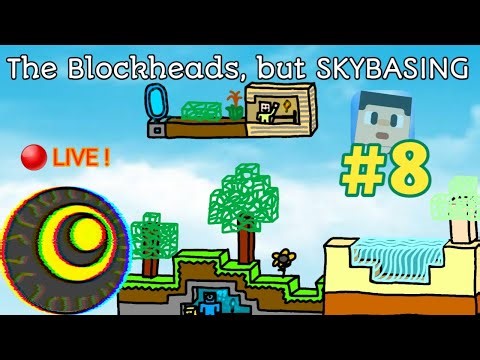 "Getting the Jetpack??" | The Blockheads vs. Sky Baser [8]