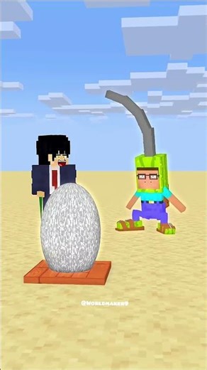 HELP HEROBRINE TO BREAKE HIS CONFIDENCE | #shorts #minecraft @OreETv