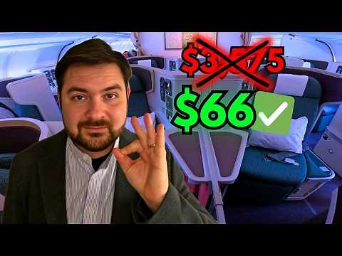 How To Get The Cheapest BUSINESS CLASS Tickets