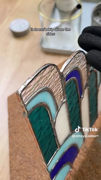 How to Solder the Edges of a Stained Glass Piece