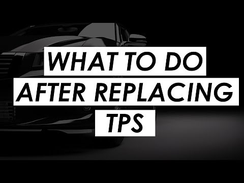 What to do after replacing throttle position sensor