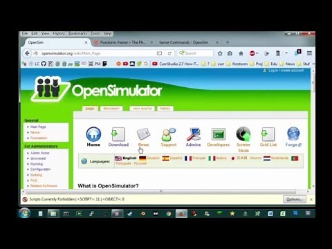 8 - Video Tutorial: Install OpenSim