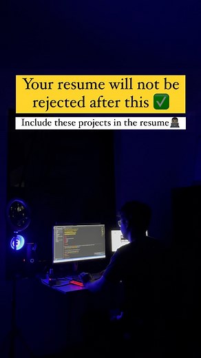 Yashashvi Singh | Tech | Coding on Instagram: "Rejection ❌ Interview Call ✅ 1. Algorithm-Based Project Ideas. Syntax Validator. Beautify Code. Algorithms Visualizer. Paint Application. File Compression. End to End Encryption. Notepad/Text Editor Own Linux/Dos Command 2. System Management Projects. Library Management. Hospital Management Hotel Management. TnP Cell Management. Inventory Management. 3. API's Based Project Ideas. Google Map API Youtube API Cryptocurrency API Movies Database API Rand