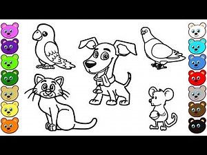 Home Animals Coloring Pages