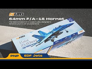 Unboxing & Assembling the All New FMS 64mm FA 18 Hornet RC Jet ✈️🔥