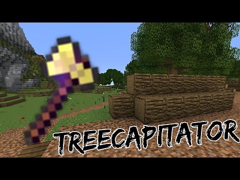 Crafting the Treecapitator!! Hypixel Skyblock