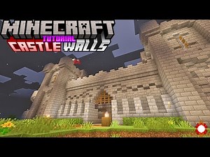 [Castle Part 1] Minecraft How to Build a Castle Wall - Minecraft Castle Wall Tutorial