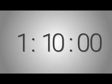 70 Minutes (1 hr. 10 min.) countdown Timer - Beep at the end | Simple Timer ( min)
