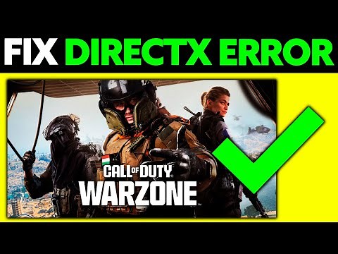 How To FIX Directx Error in COD Warzone (2025) - Step by Step