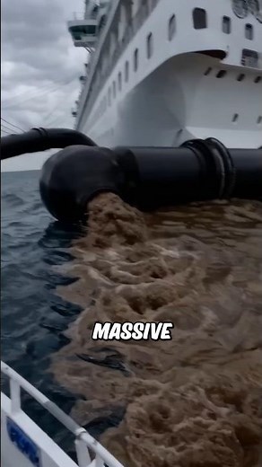 Cruise ships dump sewage into the ocean?
