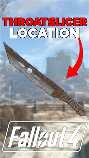 THROATSLICER SECRET LEGENDARY KNIFE LOCATION IN FALLOUT 4
