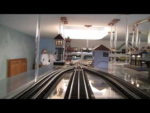 O Gauge Ceiling Mount Train Tour