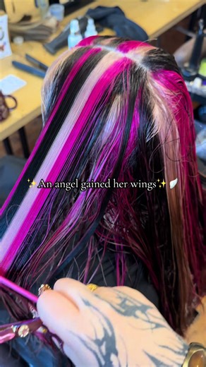 Today an angel gained her wings 💖💋 #leedshairdresser #monsterhighhair #fyp #monsterhigh