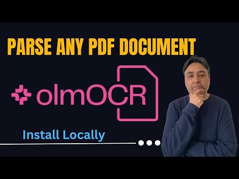 olmOCR - Parse Any PDF Document with AI Model - Install Locally