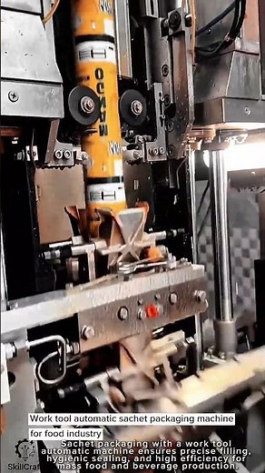 Work tool automatic sachet packaging machine for food industry
