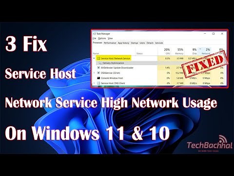 Service Host Network Service High Network Usage Windows 11