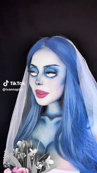 Emily🦋💍 #makeup #corpsebride #corpsebridemakeup #halloweenmakeup #emilycorpesbride #elcadaverdelanovia #timburtonmakeup