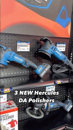 Check out these 3 NEW Hercules Polishers we’re working on. #SEMA #HarborFreight