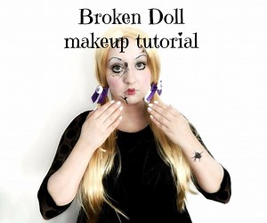 BROKEN DOLL Halloween Makeup Tutorial