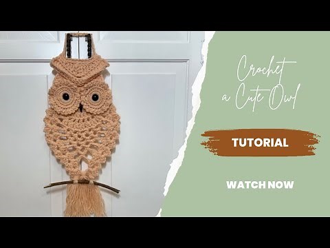 How to Crochet a Cute Owl Easy Tutorial for All Levels | Crochet an Owl with Pineapple Stitch🦉