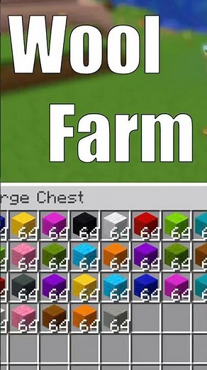 Super simple Wool Farm in Minecraft 1.21.4+ EASY DESIGN