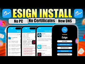 Esign iOS Guide 2025 : Install IPA Files No PC No Jailbreak