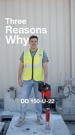 3 REASONS TO LOVE THE HILTI DD 150-U-22 | Hilti Cordless Diamond Coring System