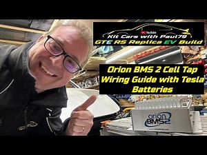 EV Home Build Part 6 - Orion BMS 2 Cell Tap Wiring & Tesla Battery Modules