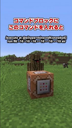 A fun snowball that erases blocks [Minecraft command]