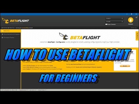 How To Use Betaflight