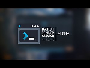 Batch Render Creator - Local Render Queue for Blender