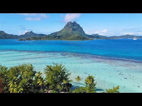 Bora Bora Blue: 4K Drone Footage From The French Polynesian Islands