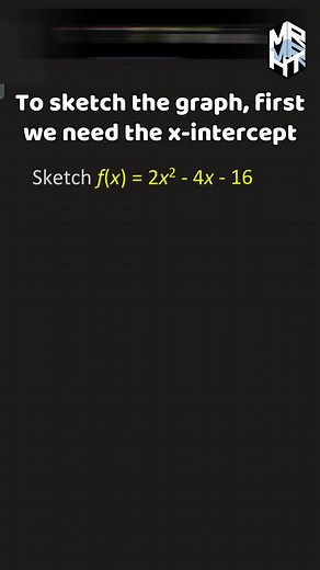 How to Sketch Quadratic Functions Graph | Maths Tutorial