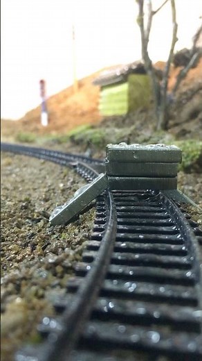 TRAIN VS STAPLER PIN 🚧 HEAVY RAIN 🌧 🚂